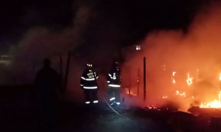 Tejaban terminó en cenizas en la colonia Vista Hermosa