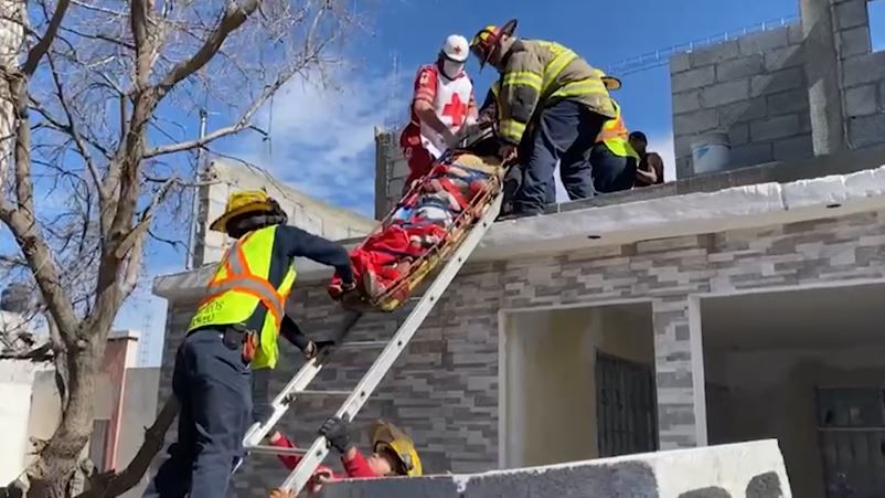 Saltillo: Pulidor le corta la pierna a albañil