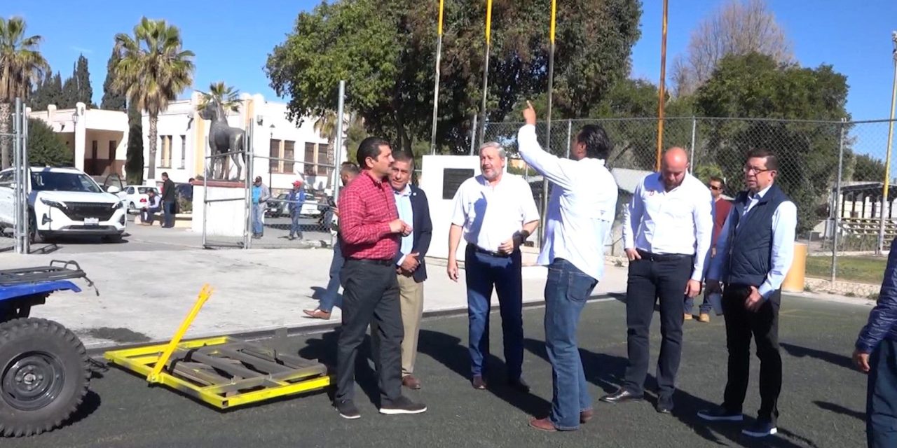 Rehabilitará Gobierno Municipal alumbrado en cancha del Ateneo Fuente