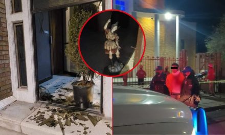 ¡Justicia Divina! Hombre intenta robar iglesia y termina herido con espada del Árcangel Miguel