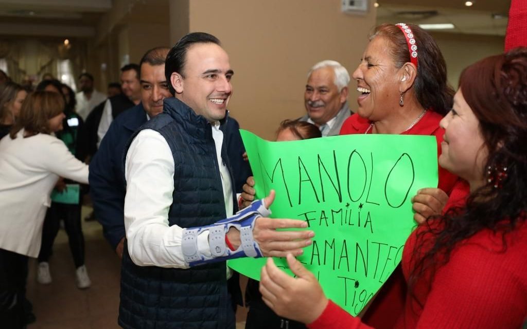 Vienen nuevos proyectos de salud y educación: Manolo Jiménez