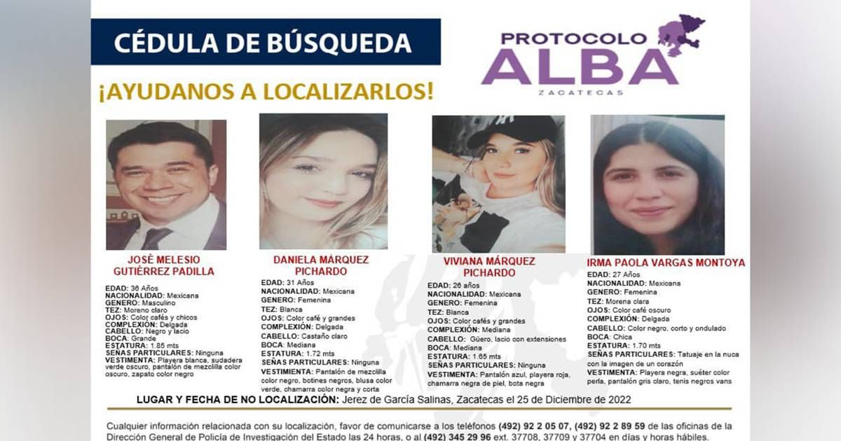 ‘Nadie apagará su luz’; despiden a familia asesinada en Zacatecas
