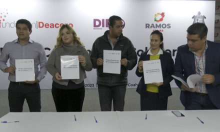 Acuerdan estrategias conjuntas con firma de convenio con DeAcero en Ramos Arizpe