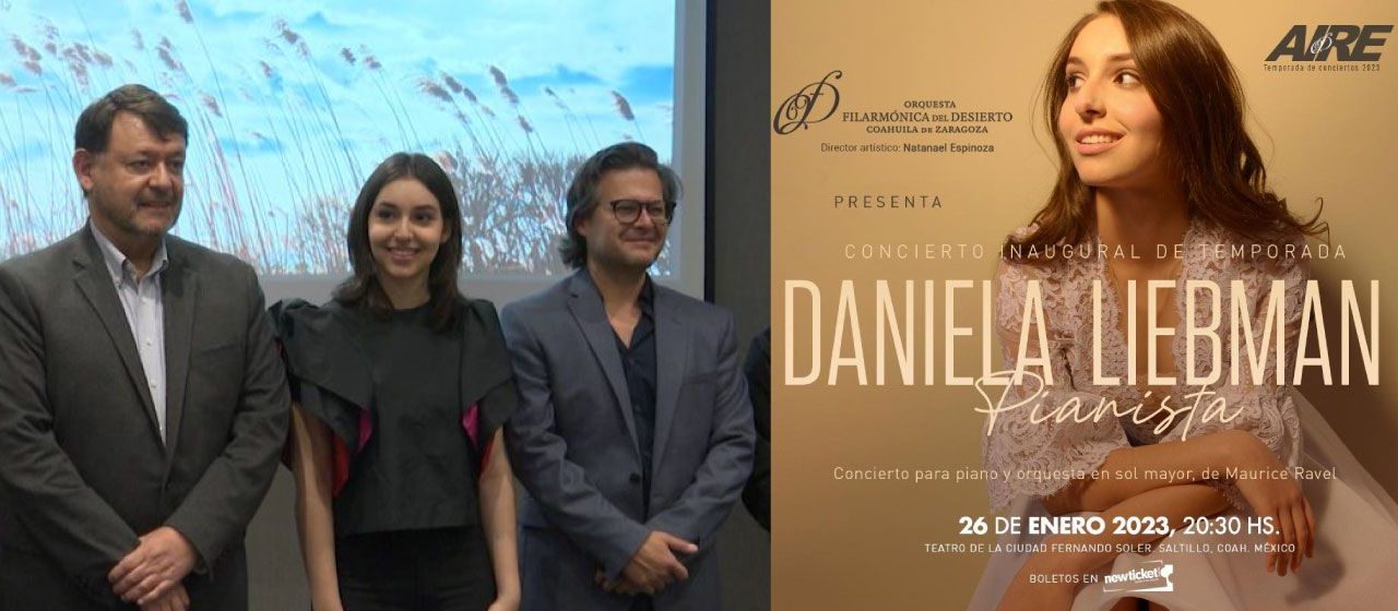 Con pianista Daniela Liebman, Filarmónica del Desierto anuncia su temporada 2023