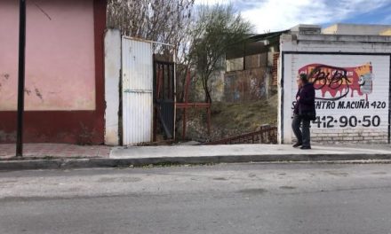 Trampa para peatones en la Zona Centro de Saltillo