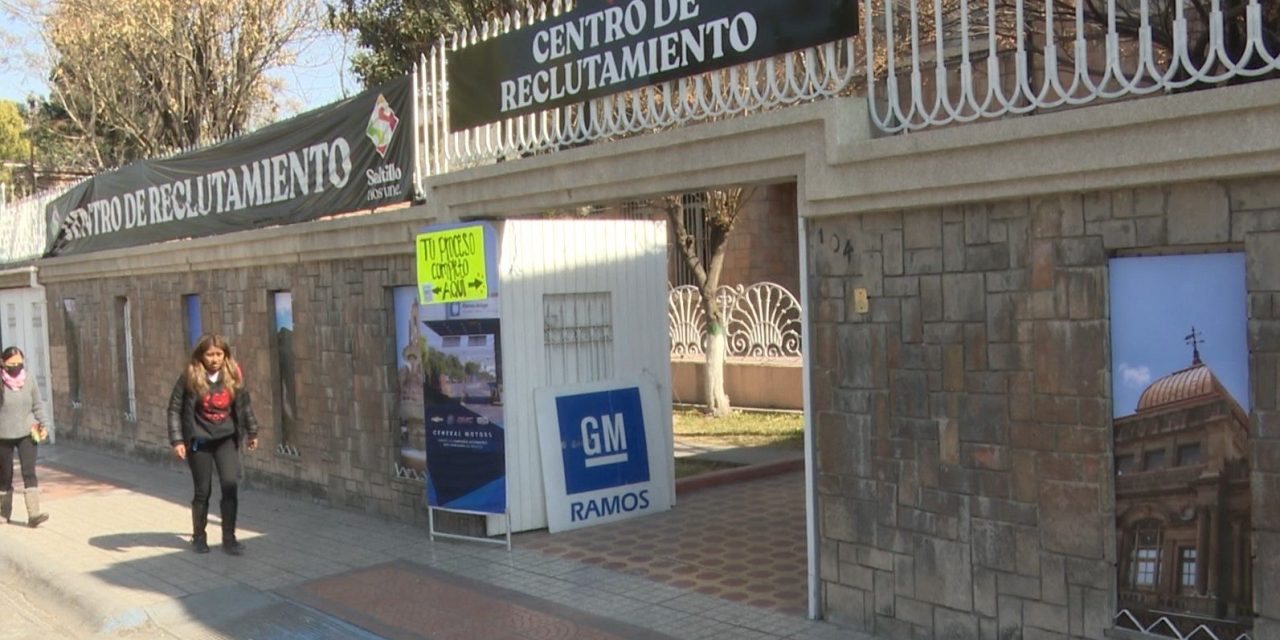 Incrementan solicitantes en Centro de Reclutamiento en Saltillo
