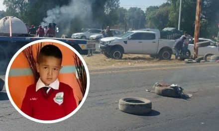 Queman llantas y bloquean vías para exigir localización del pequeño Tadeo de 6 años en Zacatecas