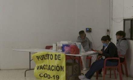 Vacío punto de vacunación en Saltillo