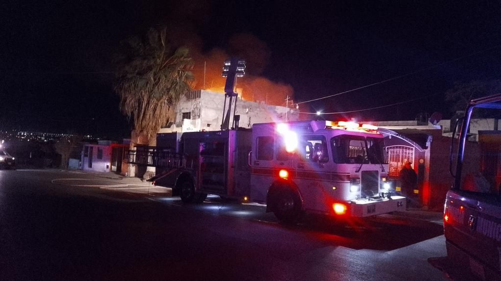 Se incendia vivienda en Ramos Arizpe