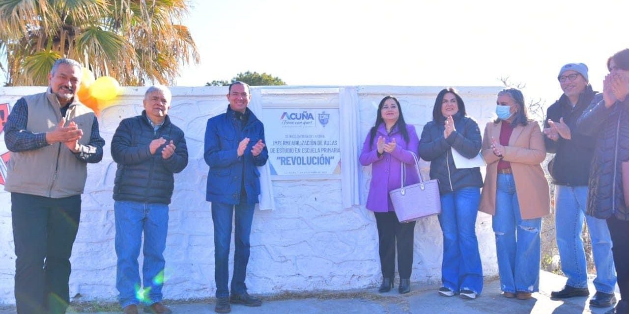 Sigue el apoyo a las escuelas de Acuña