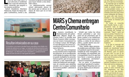 Portada Región Carbonífera [3 de febrero de 2023] Prevén más sequía en la región; ayuntamiento de Sabinas atiende a ciudadanos  y más…
