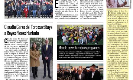 Portada Región Fronteriza [2 de febrero de 2023] DIF Acuña lleva conferencias a jóvenes; ganaderos enfrentarán temporada difícil y más…