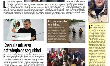 Portada Región Fronteriza [5 de febrero de 2023] Comerciantes dicen no a Ley Antitabaco; invitan a programa de Bodas Comunitariasy más…