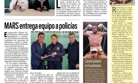 Portada RCG Fronteriza [21 de febrero de 2023] Acuña se une al cuidado del oso negro; rondallas le cantan al amor y más