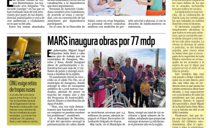 Portada RCG Fronteriza [24 de febrero de 2023] Más de mil atenciones en ‘Tu Alcalde Contigo’; hasta 10 mil pesos por perder kilos y más