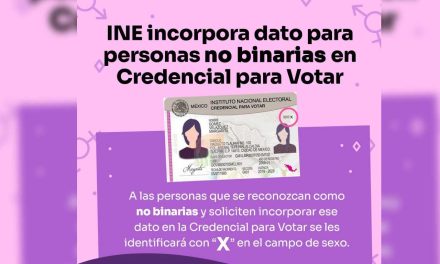 Histórico: INE avala identidad no binaria de género en credencial para votar