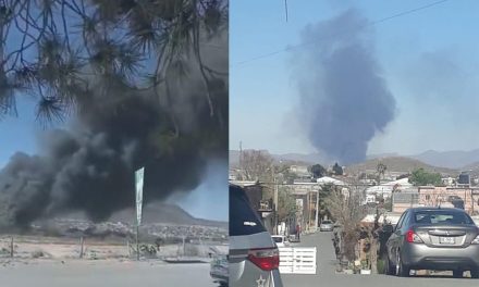 Video: se registra incendio en recicladora de la colonia Analco en Ramos Arizpe