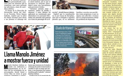 Portada Laguna [12 de febrero de 2023] Brinda Torreón atención psicológica; Alcalde de Torreón lanza tiro inaugural y más