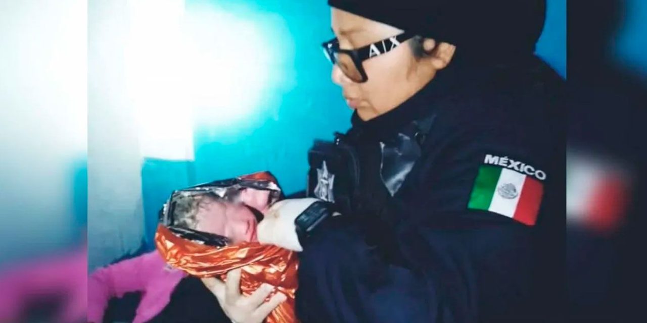 Policía de Tijuana ayuda a mujer a dar a luz