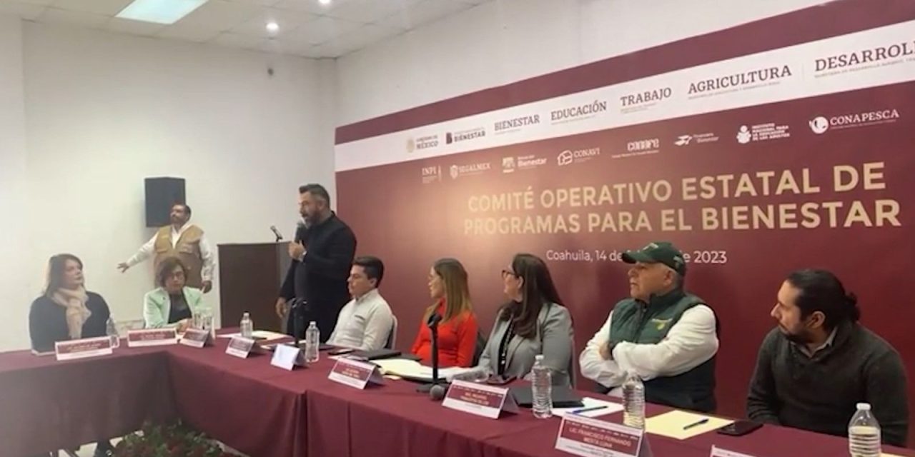 Firman acuerdo de colaboración estatal de programas del bienestar