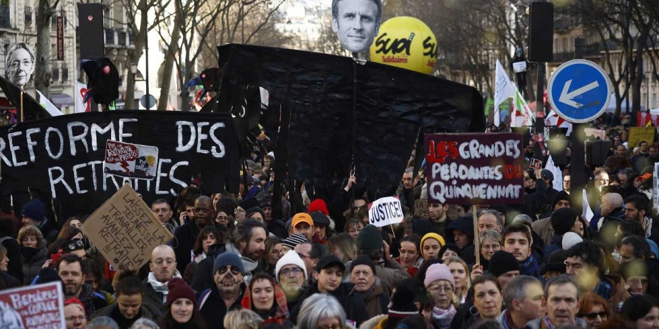 Se avivan las protestas contra reforma de pensiones en Francia