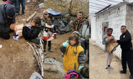 Elementos de la FGE atienden sector vulnerable en Coahuila; dan ropa abrigadora a migrantes
