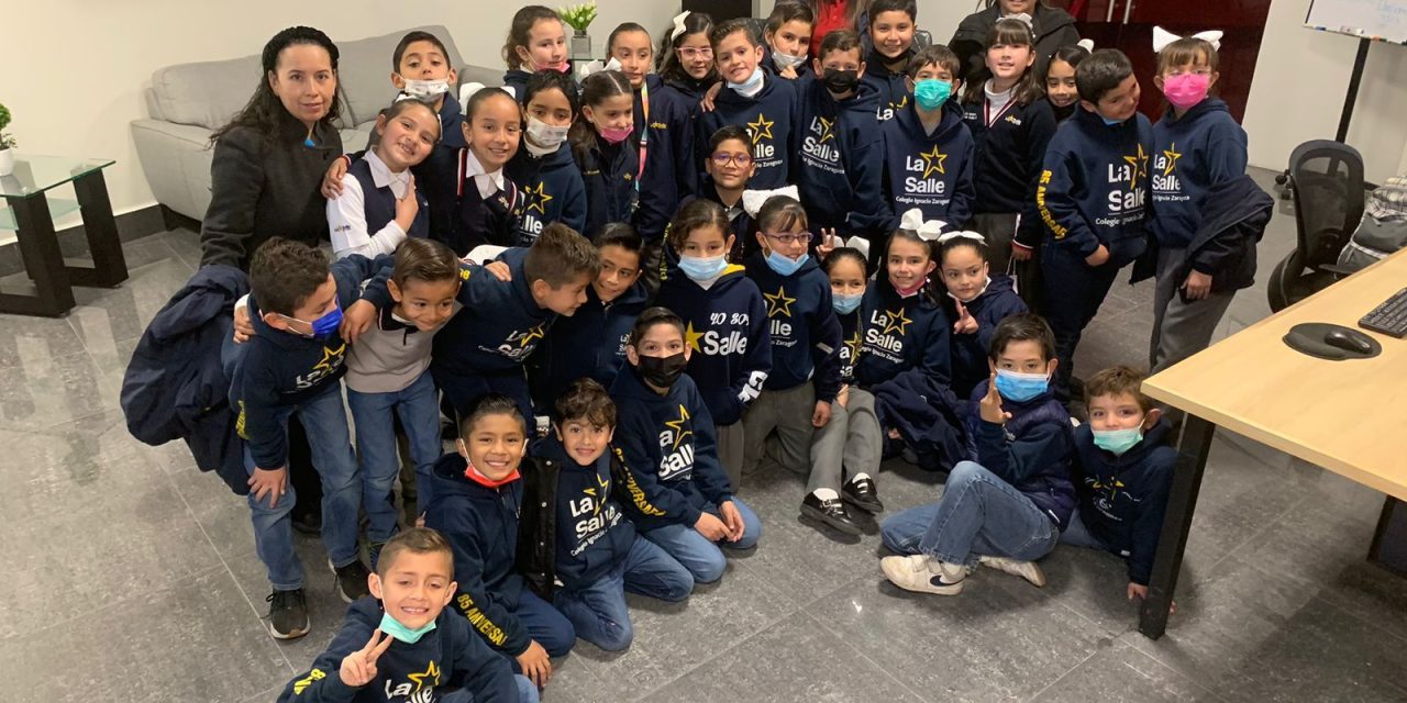Alumnos de tercero de primaria del CIZ visitaron RCG Media