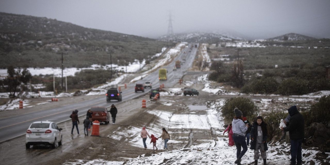 Se congela México: se registran temperaturas bajo cero, heladas y lluvias