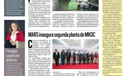 Portada RCG Carbonífera [2 de marzo de 2023] Inundada la mina Pasta de Conchos; ante amago de protestas, pagan a obreros de Mimosa y más