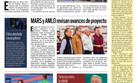Portada RCG Centro [4 de marzo de 2023] AHMSA vuelve a dejar sin salario a trabajadores; AHMSA adeuda 178 mdp a la CFE y más…