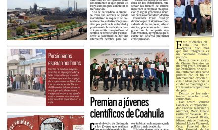 Portada RCG Centro [11 de marzo de 2023] Niegan que esté lista la venta de AHMSA; Mantiene plan de modernización del transporte y más…