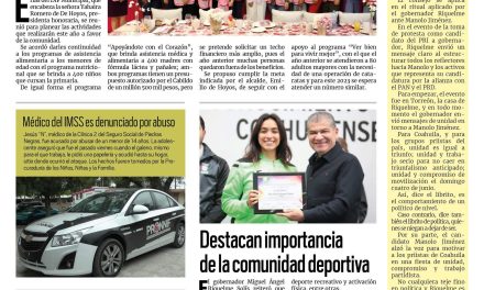 Portada RCG Fronteriza [21 de marzo de 2023] Damas voluntarias planean actividades; abre CROC nuevas oficinas y más…