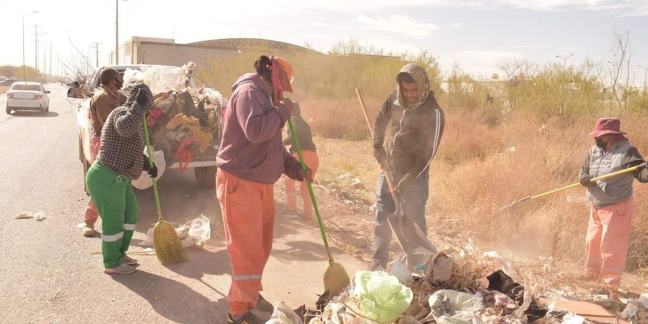 Llaman a evitar el acumulamiento de desechos en Torreón