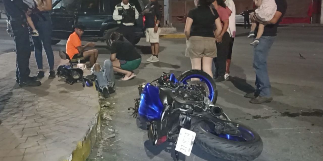 Lesiona a motociclista y termina detenido en Saltillo