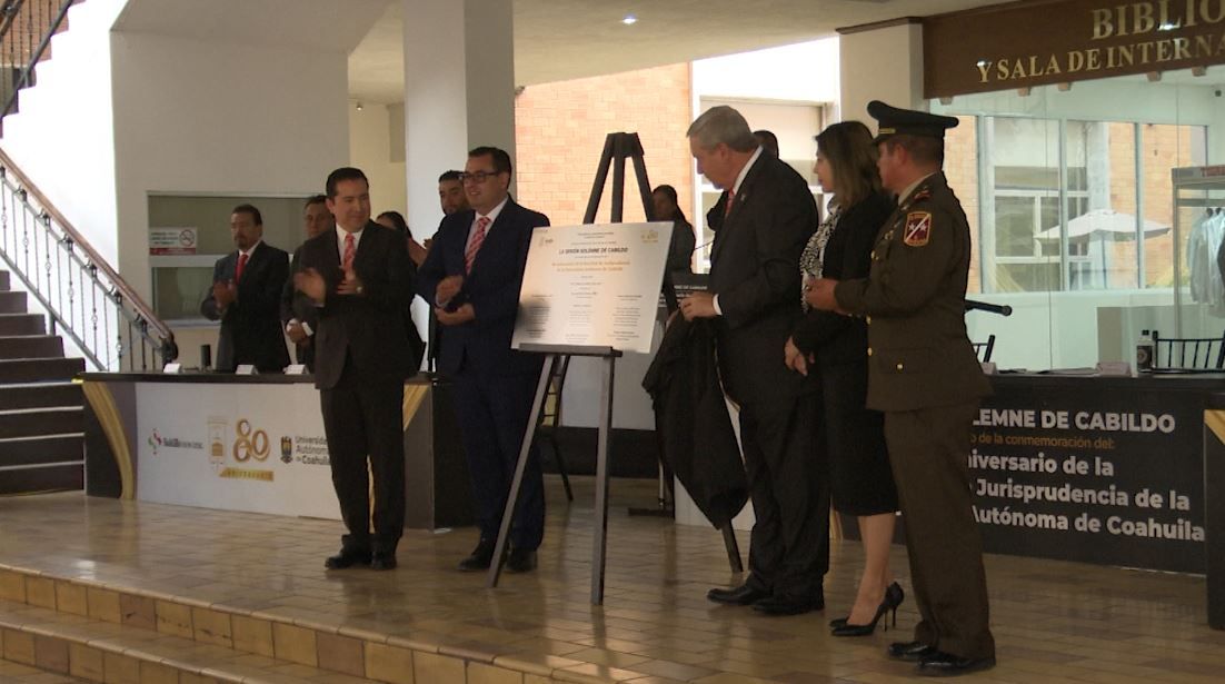 Celebra Cabildo de Saltillo 80 años de Facultad de Jurisprudencia de la UAdeC