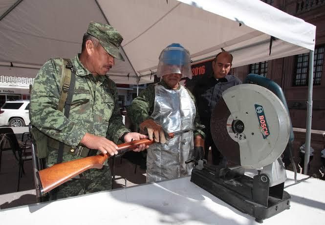 Realizan canje de armas en Acuña