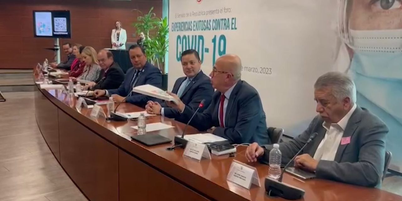 Senado destaca combate de Coahuila a Covid-19