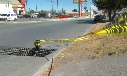Saltillo: Falta de rejilla pluvial podría ocasionar accidentes en V. Carranza