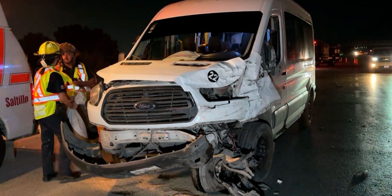 Saltillo: conductor huye sin llanta; provocó choque en carretera Zacatecas