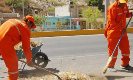 Realizan labores de limpieza en el Cerro de las Noas previo al tradicional viacrucis