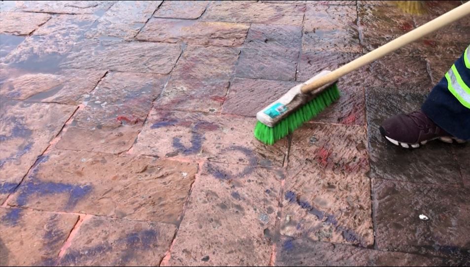 Fueron daños menores por conmemoración del 8M: Ayuntamiento de Saltillo