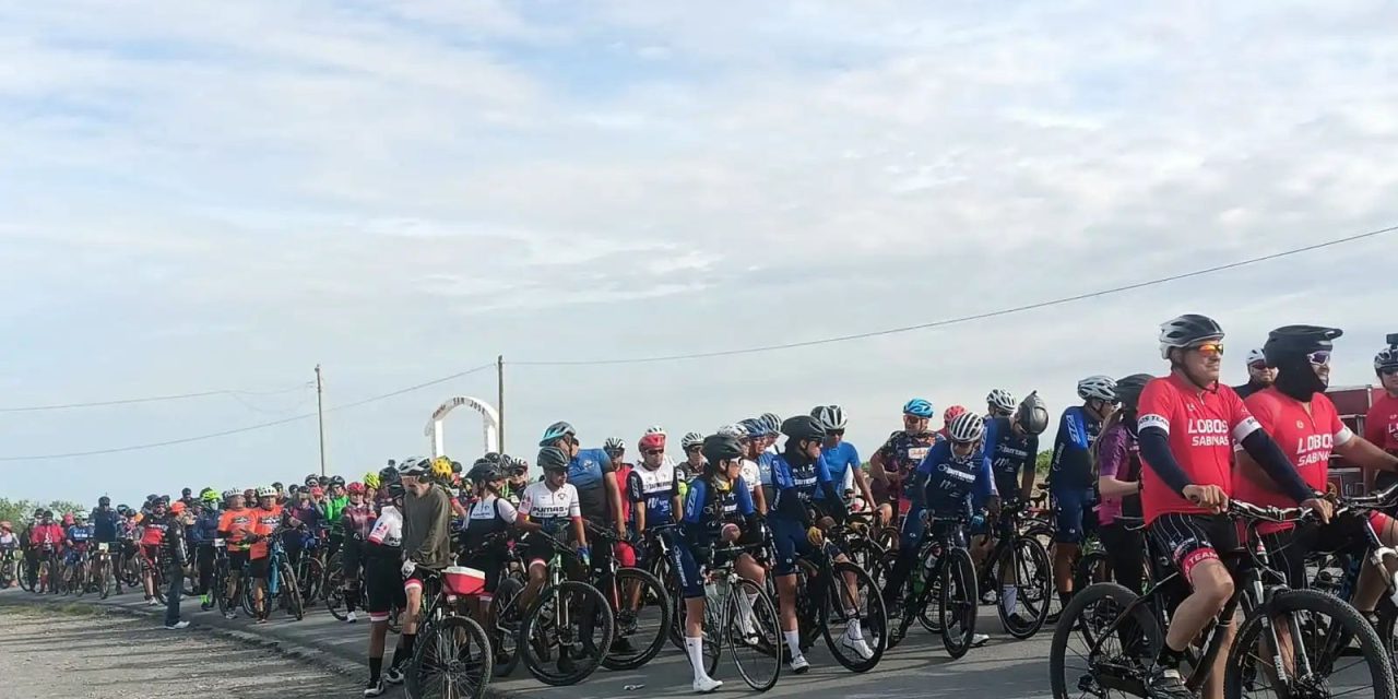 Recorren 65 km en bicicleta en la región Carbonífera