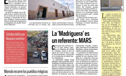 Portada RCG Centro [8 de abril de 2023] Inauguran Laboratorio Génesis; Cárcel de Monclova pasará a manos del estado y más…