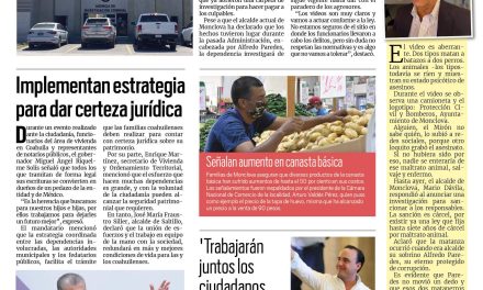 Portada RCG Centro [13 de abril de 2023] Investigarán caso de maltrato animal; piden que recursos lleguen a trabajadores de AHMSA y más…