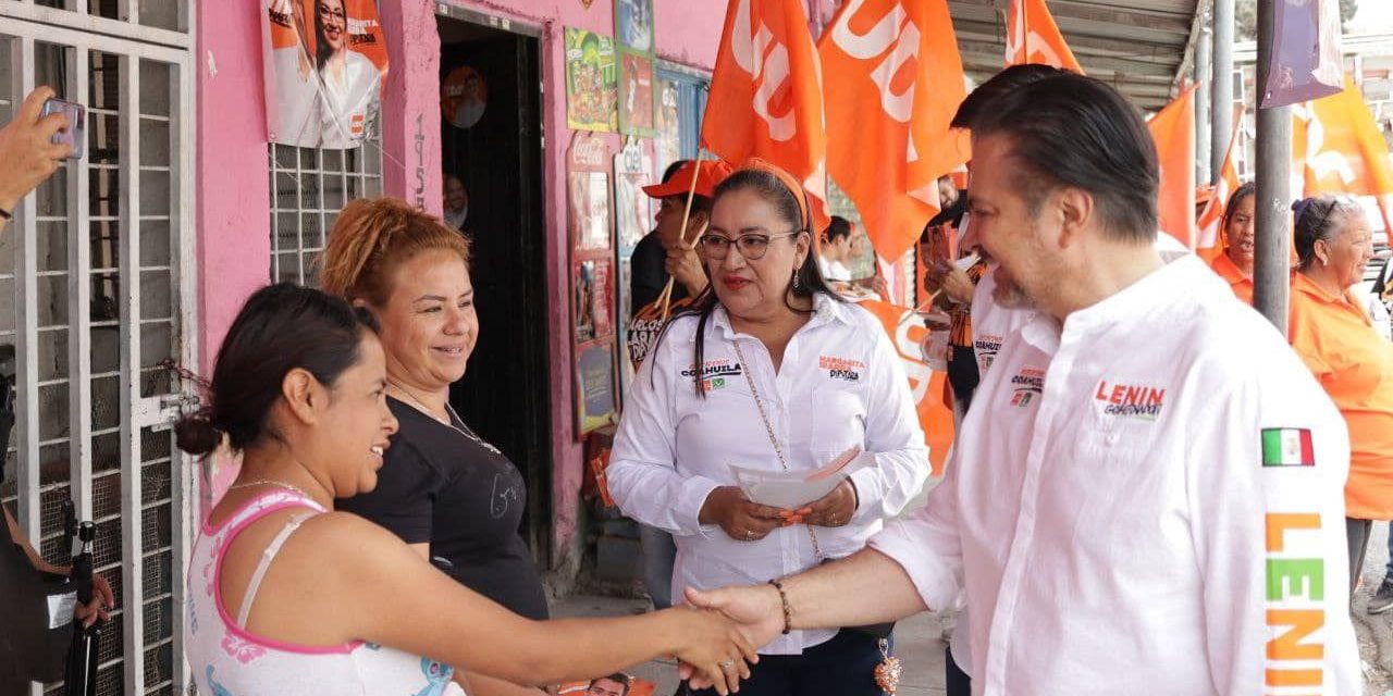 Recorre Lenin colonias populares de Saltillo
