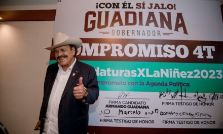 Guadiana firma acuerdo por la niñez