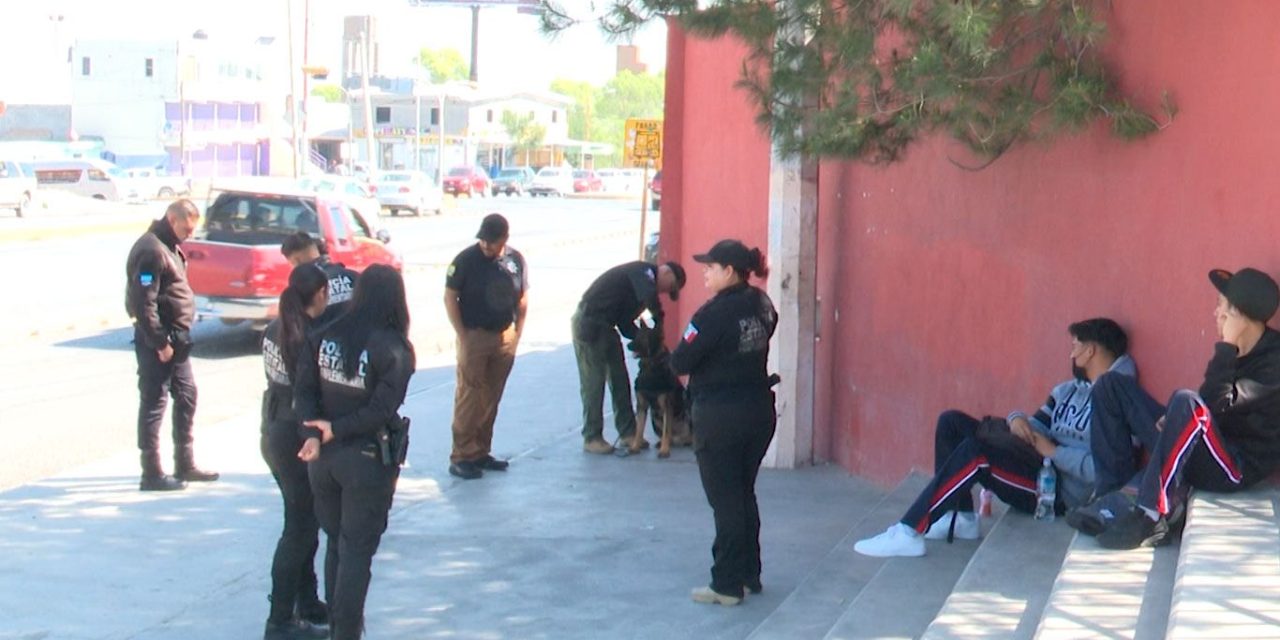 Realizaron operativo mochila en el CECyTE Saltillo