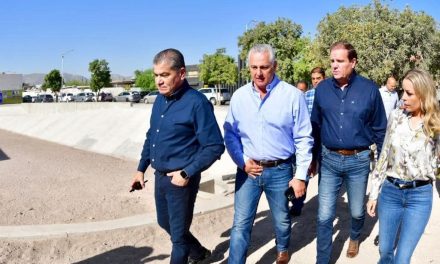 Riquelme y Román Cepeda supervisan skate park y pozo de absorción