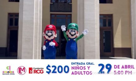 Disfrutarán de un gran espectáculo: niños con leucemia acudirán al show de Mario Bros en Saltillo