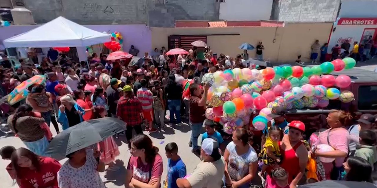 Entrega UNTA 38 mil juguetes y bolos a niños de la organización en Coahuila